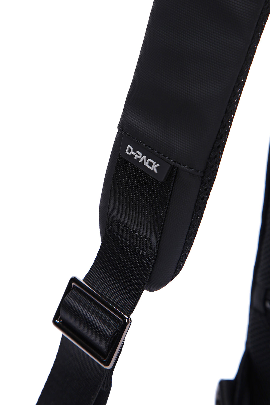 D-Pack Men's Black Technological Fabric Crossbody Bag