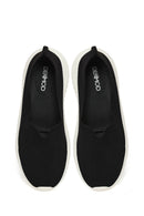 Women's Black Chunky Suede Shoes | Derimod
