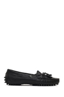 Kadın Siyah Deri Loafer | Derimod
