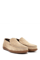 Erkek Vizon Süet Deri Casual Loafer | Derimod