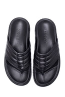 Men's Leather Slippers | Derimod