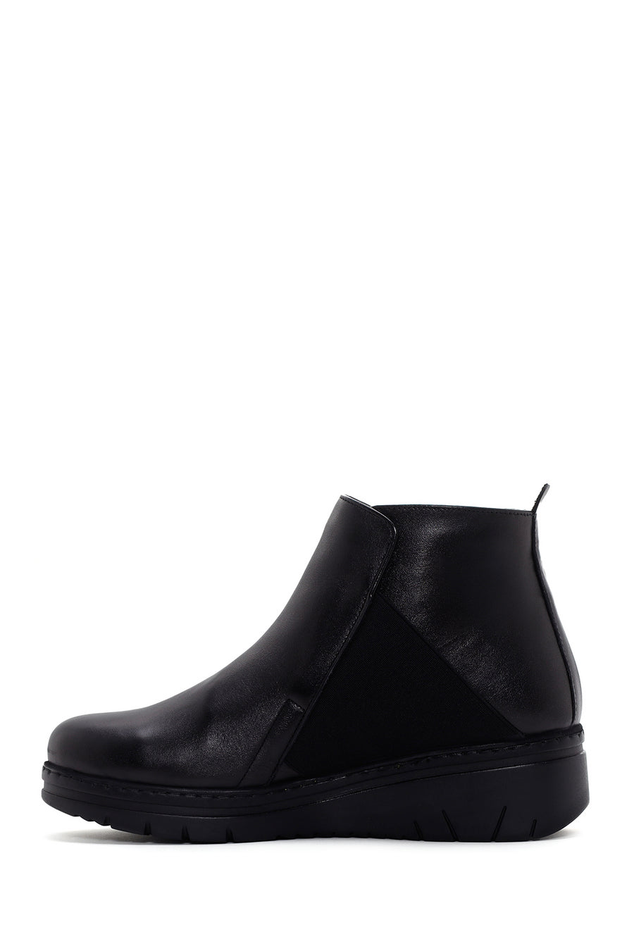 Women's Black Comfort Leather Boots