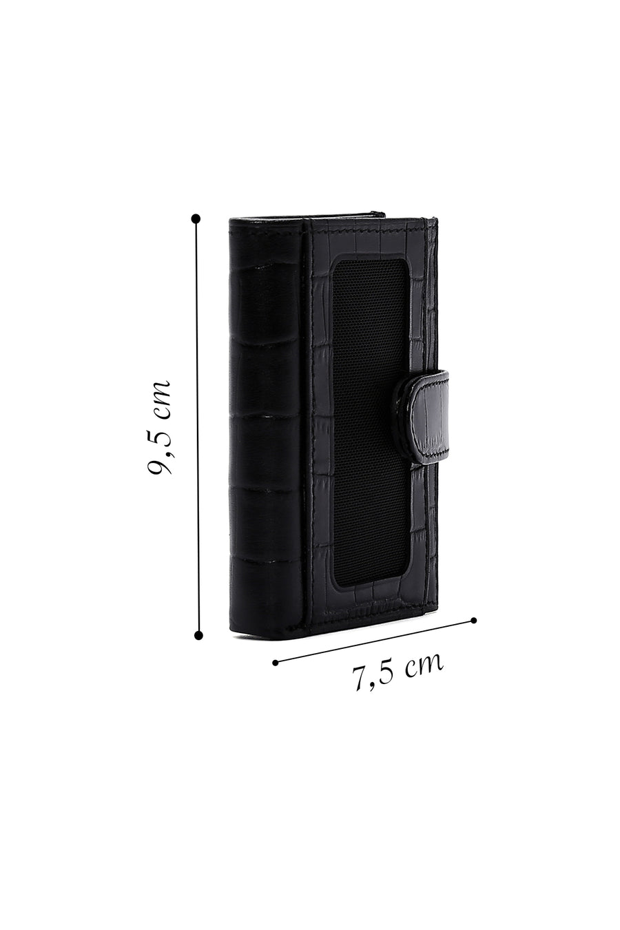 Men's Black Leather Card Holder