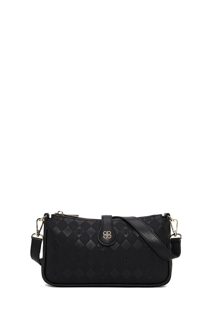 Woman Black Printed Mini Shoulder Bag AB500002SB | Derimod