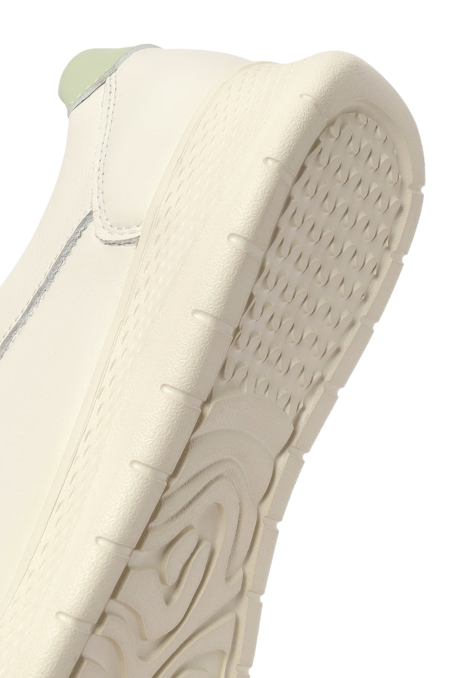 Kadın Bej Bağcıklı Deri Sneaker