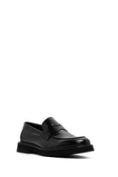 Erkek Siyah Deri Klasik Loafer | Derimod