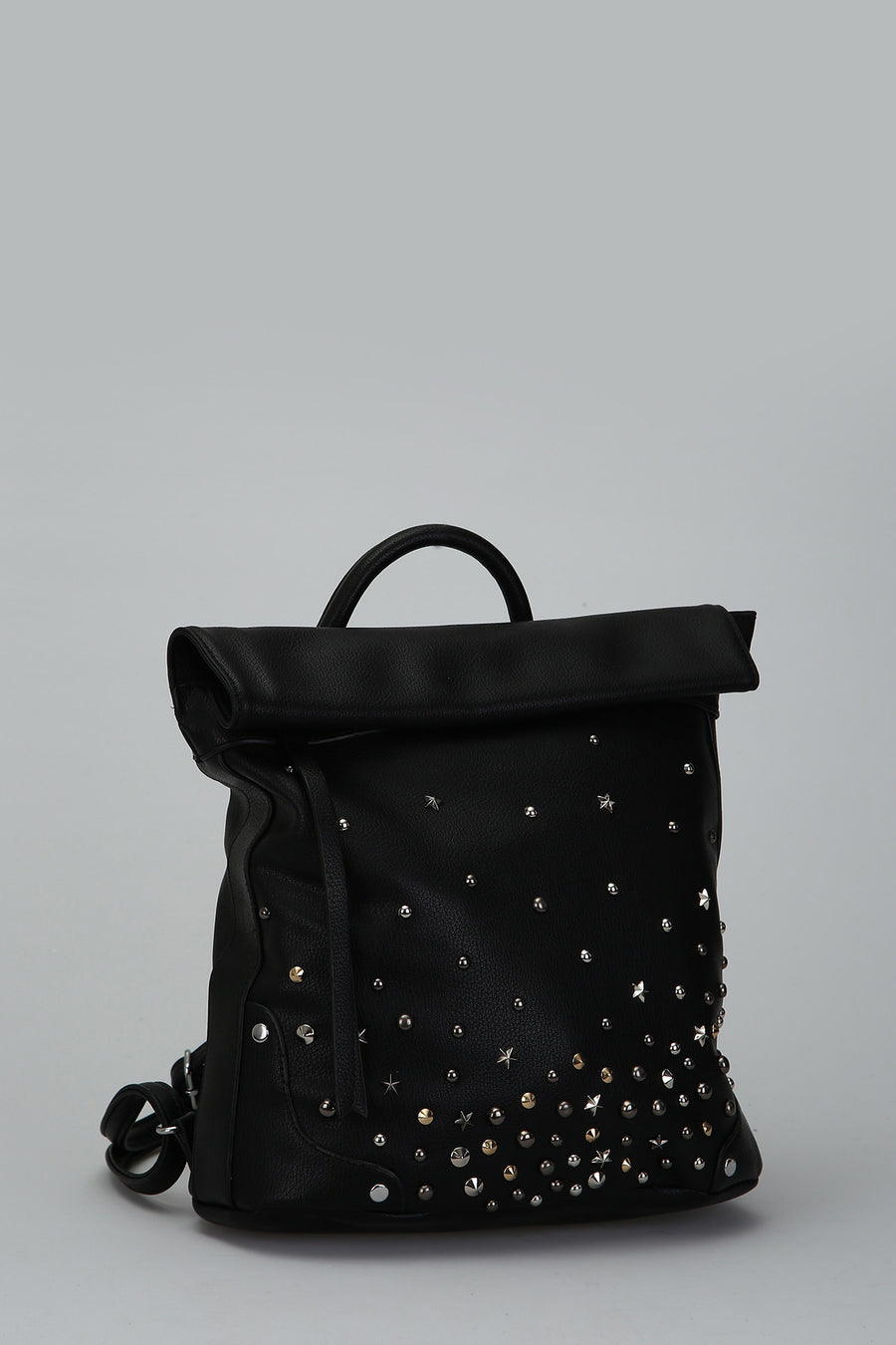 Women's Backpack with Staple Detail