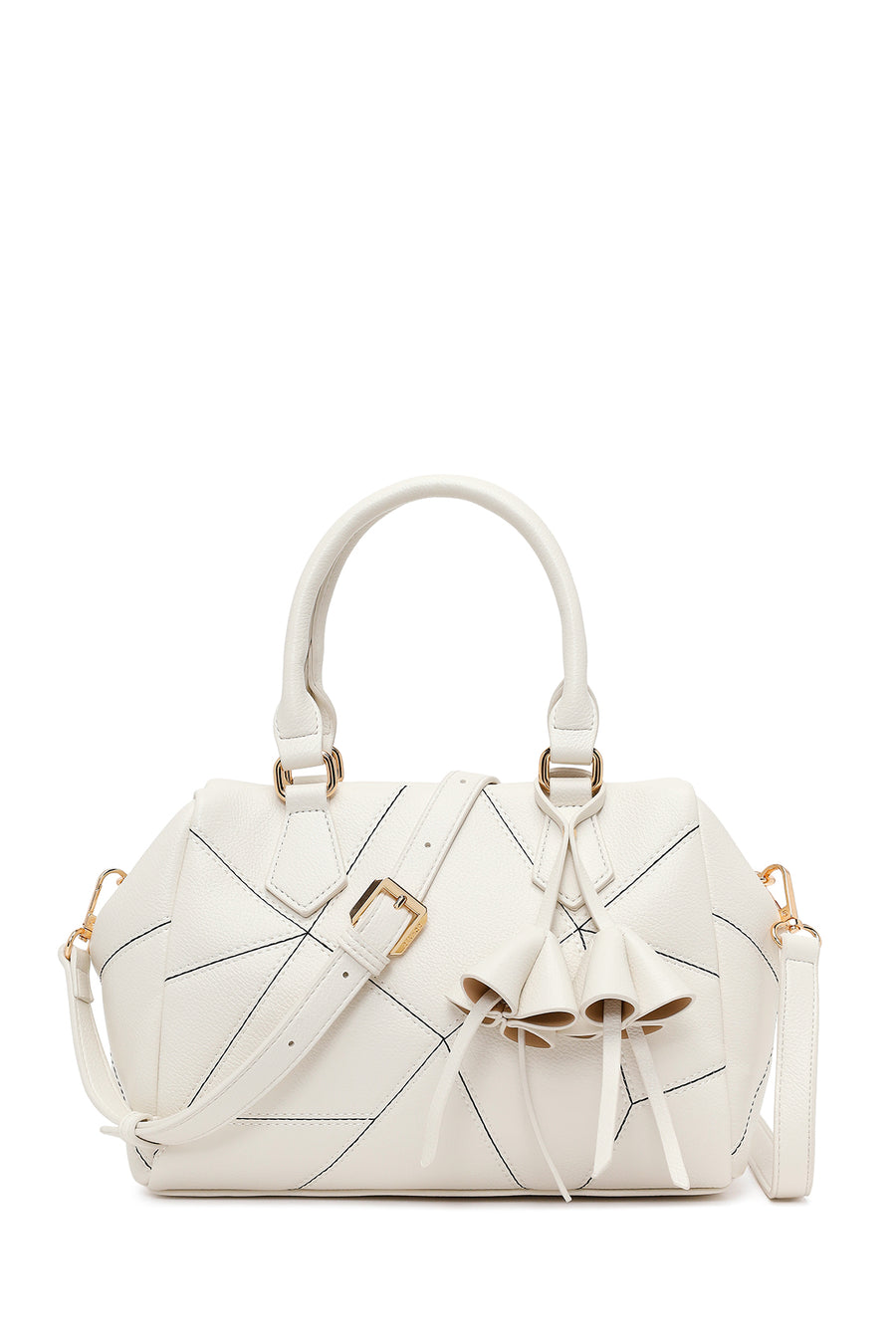 Woman Cream Long Strap Printed Shoulder Bag 26PBD284918 | Derimod