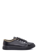 Kadın Deri Zincirli Sneaker | Derimod