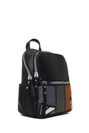 Woman Black Printed Backpack | Derimod