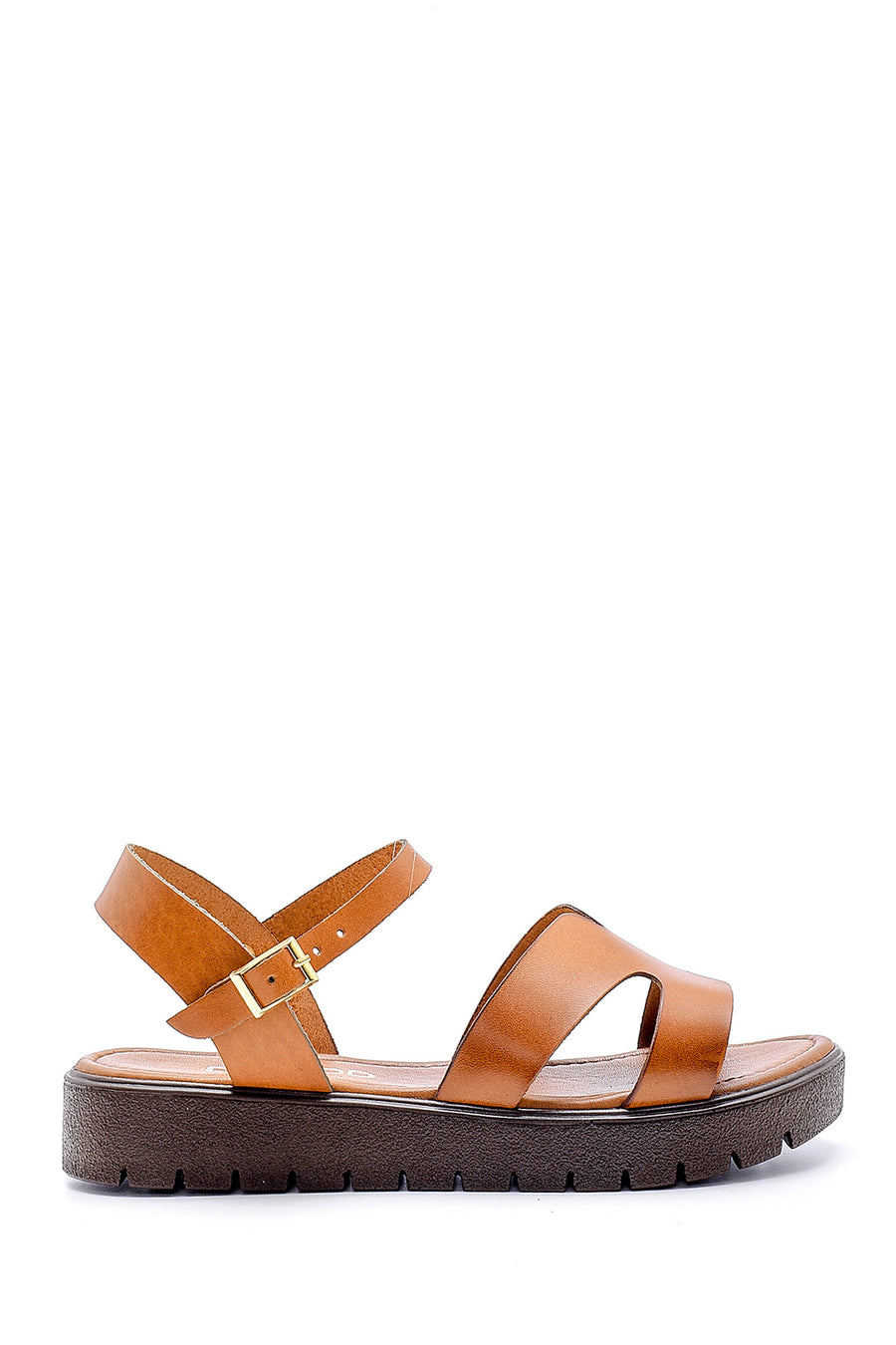 Women's Leather Sandals 20SFD114518 | Derimod