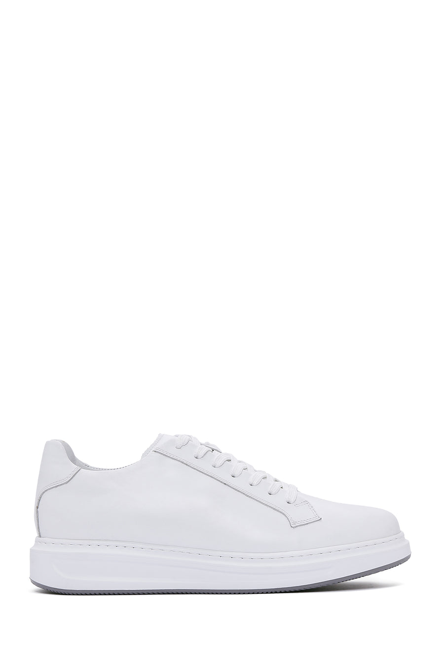 Erkek Beyaz Bağcıklı Deri Sneaker 25WFD610018 | Derimod