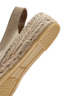 Kadın Bej Süet Espadril Sandalet | Derimod