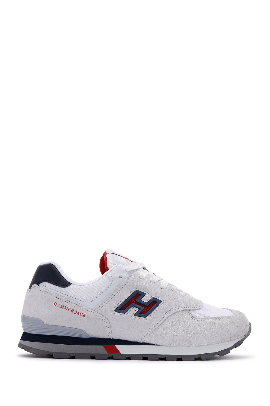 Hammer Jack Erkek Beyaz-Kırmızı Süet Deri Chile M Sneaker 102 19253-M | Derimod