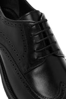 Male Black Lace-Up Leather Casual Shoes | Derimod