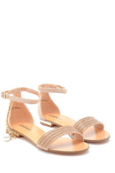 Women's Gold Chain Detailed Sandals | Derimod