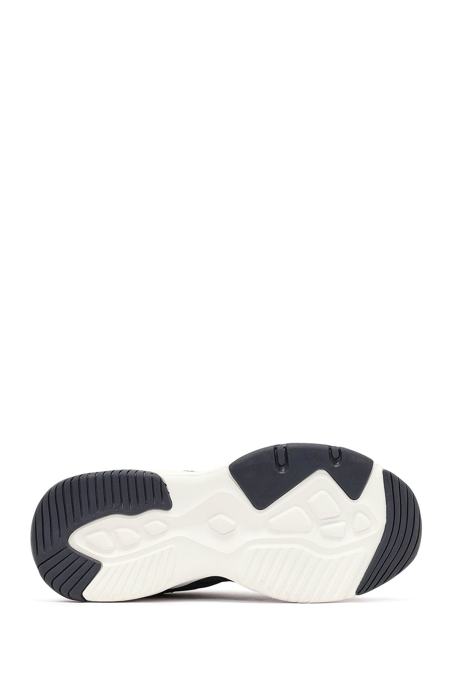 Kadın Gri Bağcıklı Kalın Tabanlı Sneaker