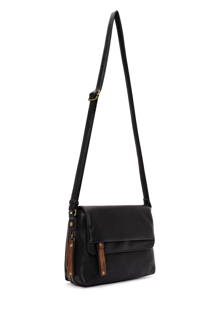 Women's Black Casual Crossbody Bag