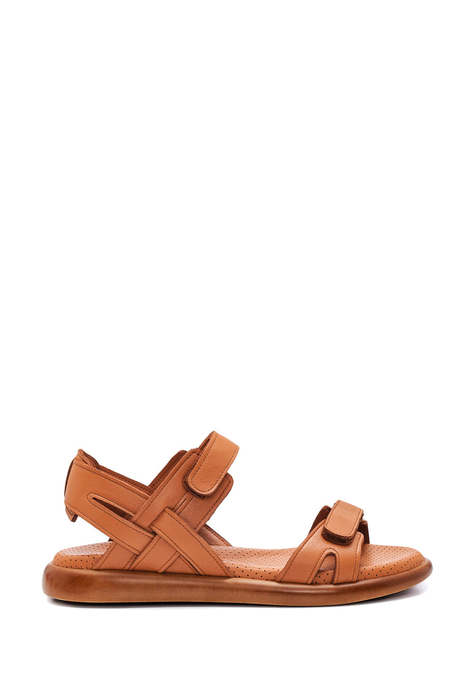 Women's Leather Comfort Sandals 22SFD361018 | Derimod