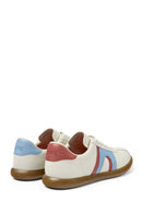 Camper Women's White Pelotas Soller Lace-Up Leather Sneaker | Derimod