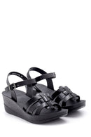 Women's Crocodile Patterned Sandals | Derimod