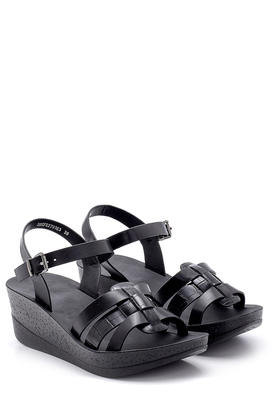 Women's Crocodile Patterned Sandals