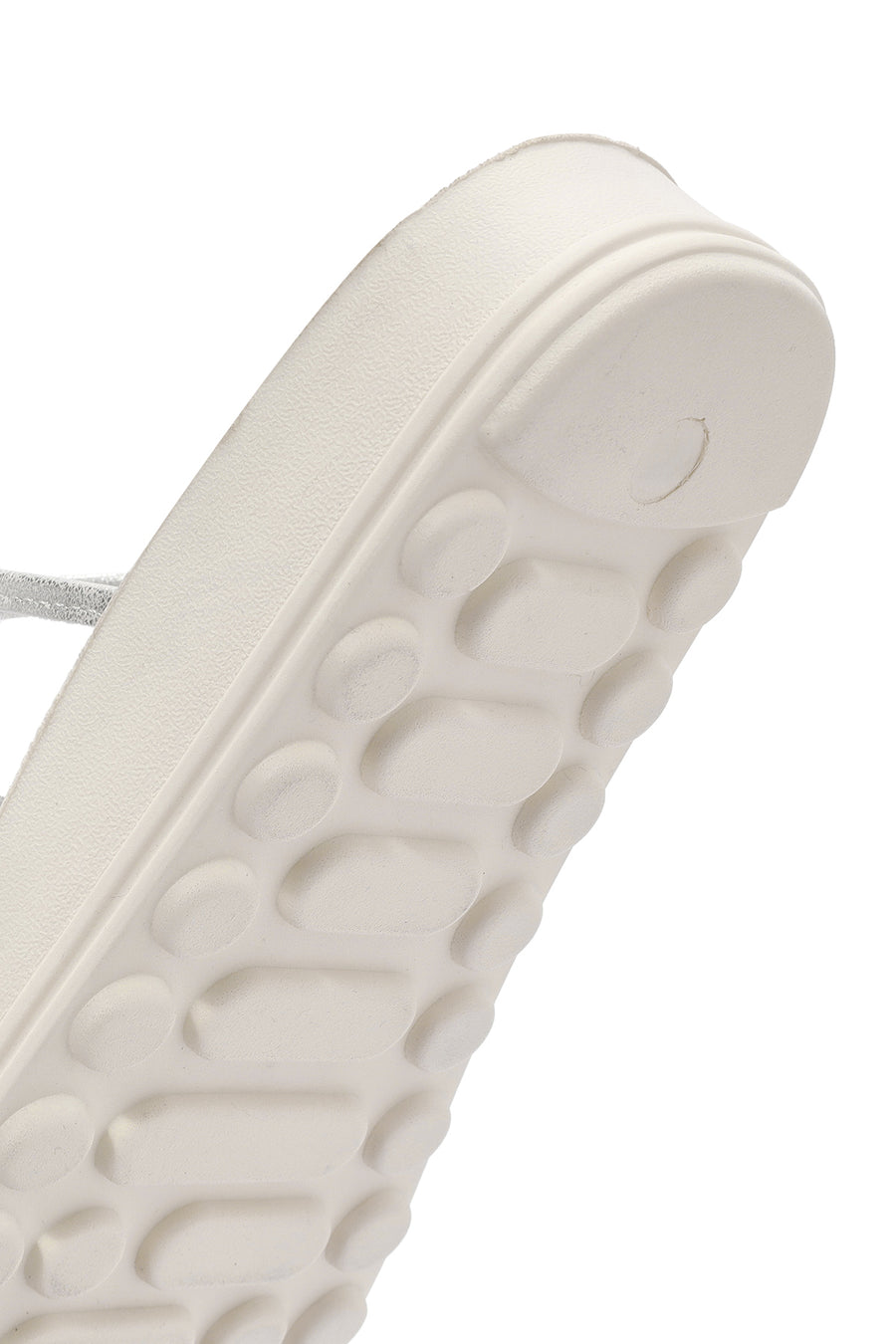 Kadın Şeffaf Çift Tokalı Taşlı Terlik