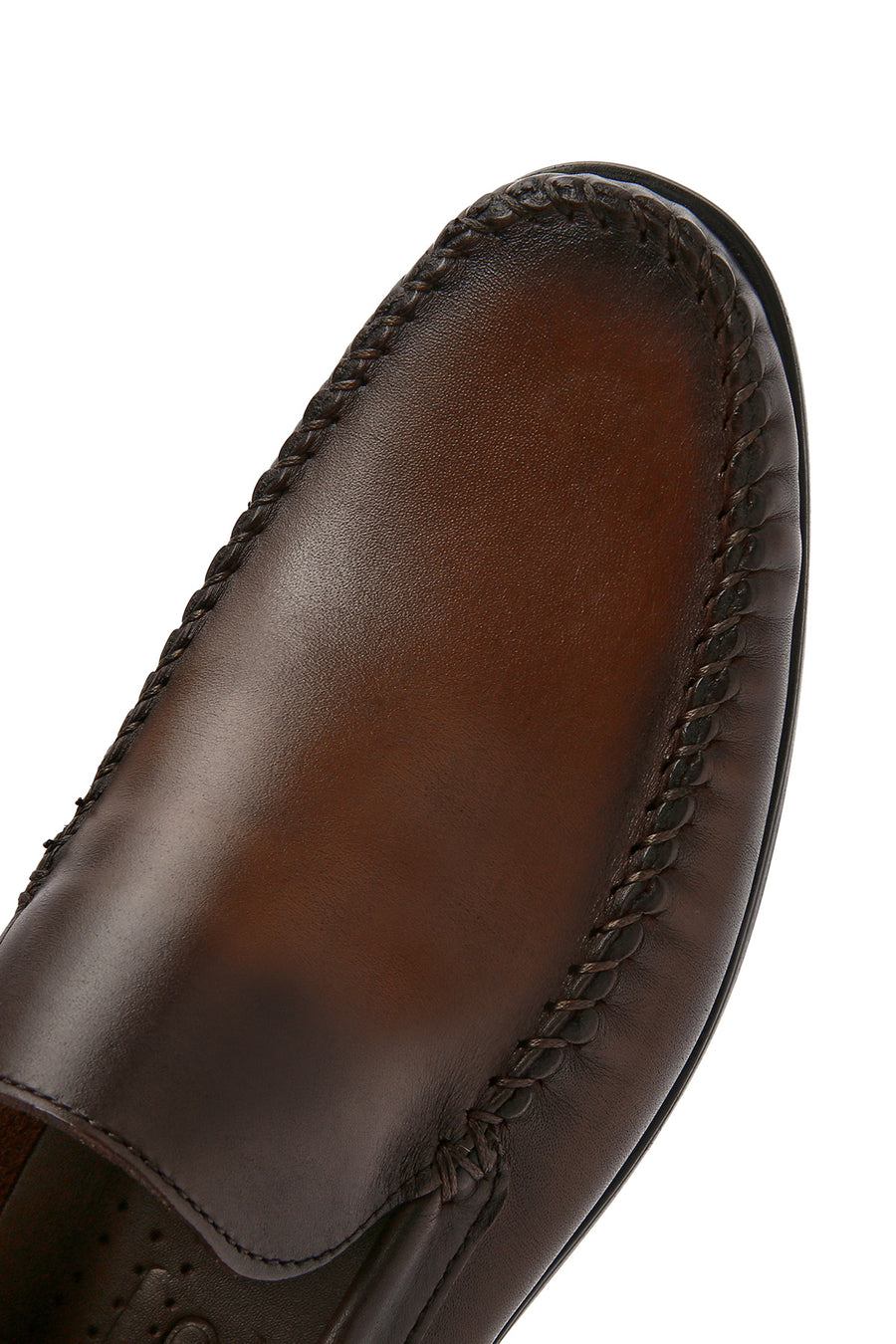 Erkek Kahverengi Deri Casual Loafer
