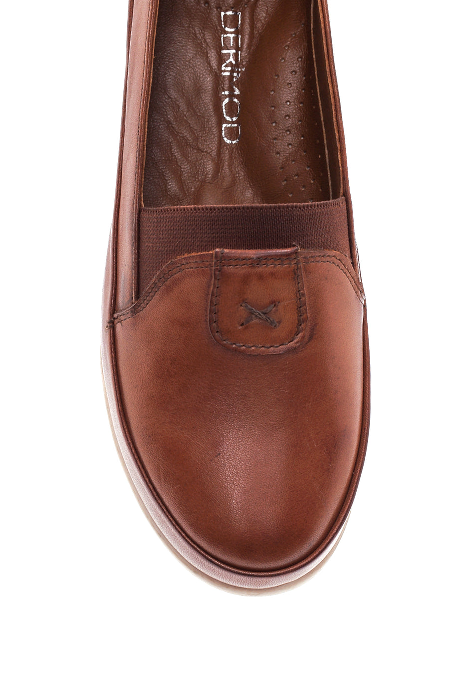 Women's Tan Leather Comfort Loafer