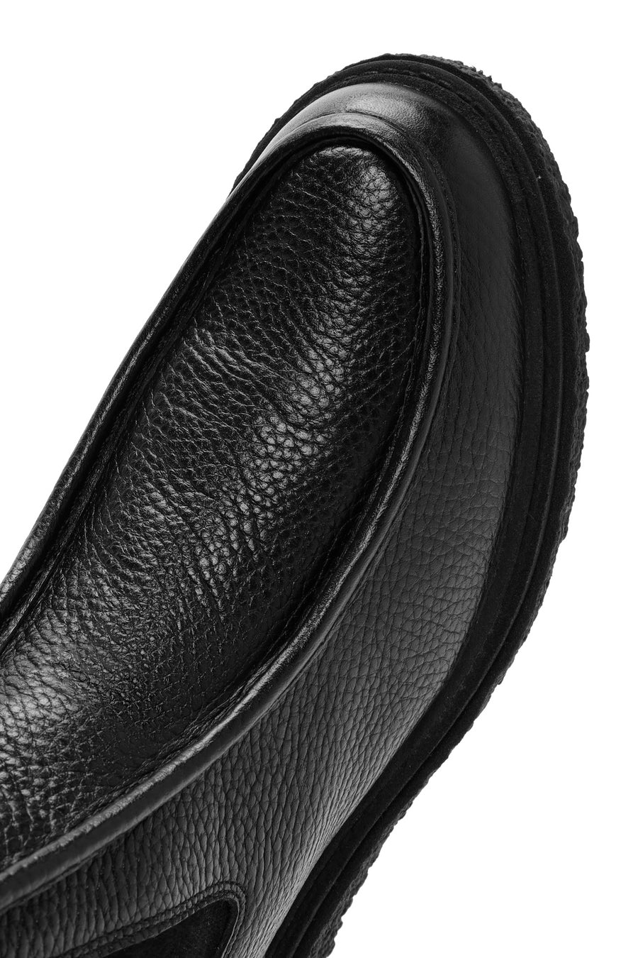Women's Black Leather Chelsea Boots