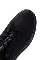 Erkek Siyah Nubuk Deri Sneaker | Derimod
