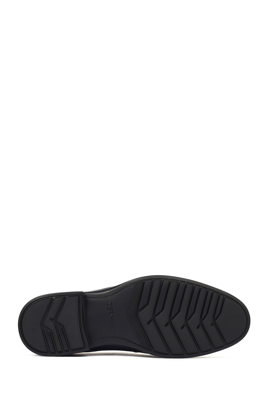 Men's Navy Blue Lace-up Classic Leather Shoes