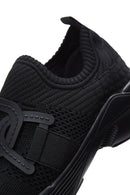 Women's Black Fabric Sneaker | Derimod