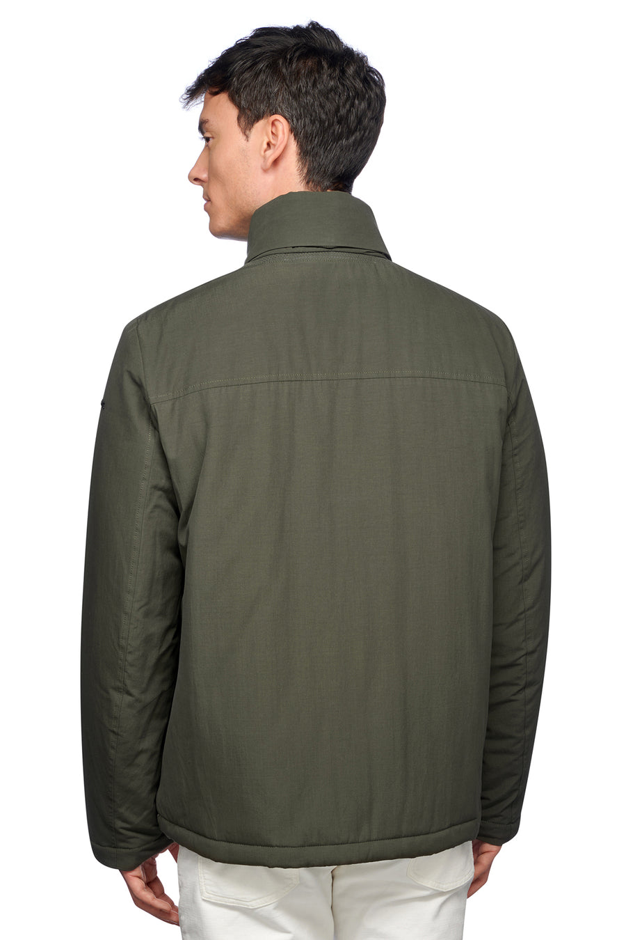 Geox Men's Green Rieti Zippered Jacket