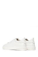 Erkek Beyaz Bağcıklı Deri Sneaker | Derimod