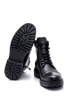 Men's Leather Zippered Boots | Derimod