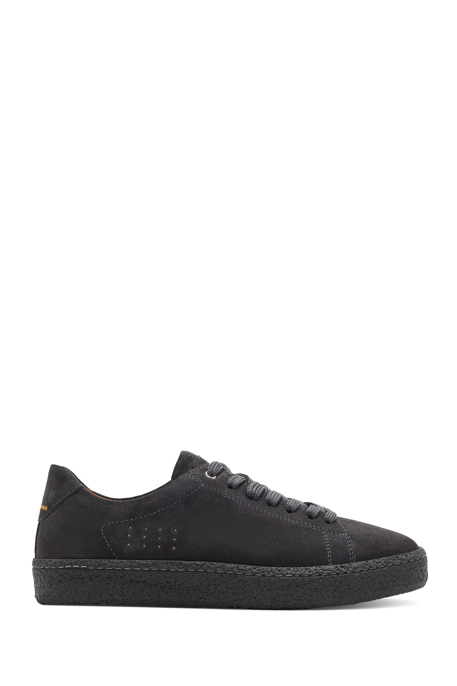 Erkek Gri Bağcıklı Süet Deri Sneaker 25SFD765010 | Derimod