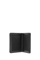 Men's Black Leather Card Holder | Derimod
