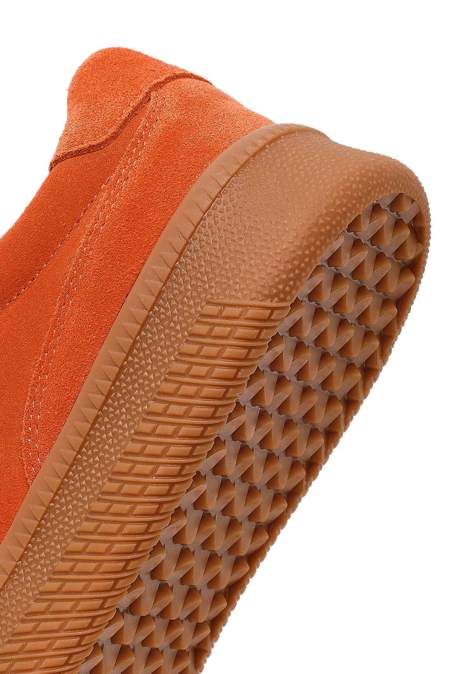 Kadın Turuncu Bağcıklı Süet Deri Sneaker