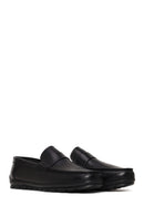 Erkek Siyah Deri Casual Loafer | Derimod