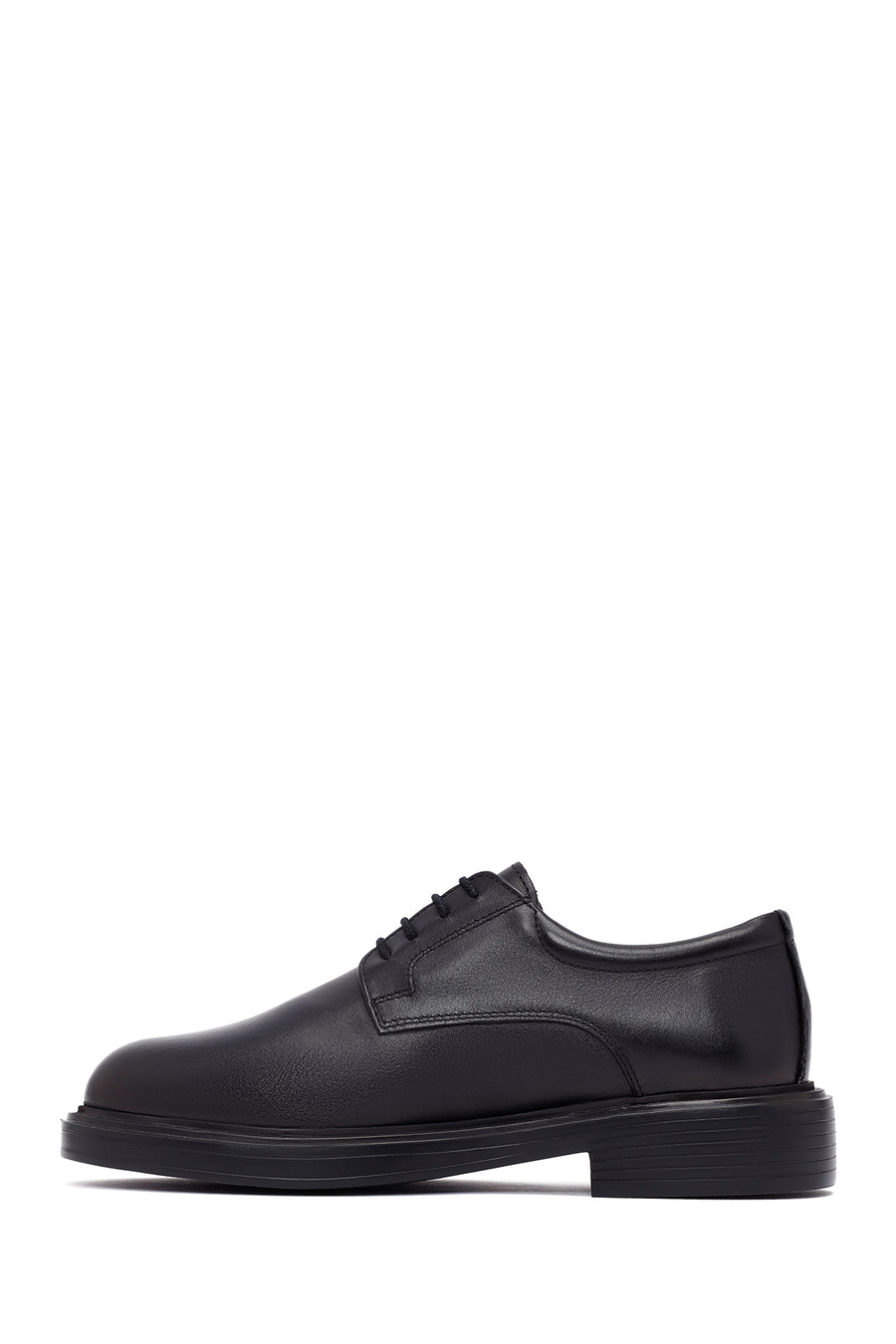 Men's Black Lace Up Leather Casual Shoes