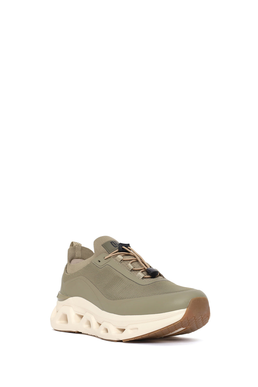 Derimod Zero Erkek Haki Kalın Tabanlı Bağcıklı Kumaş Sneaker
