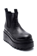 Women's Leather Platform Boots | Derimod