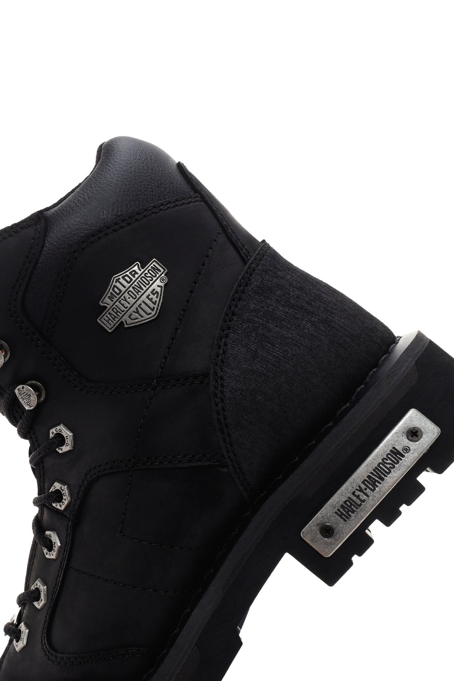 Harley Davidson Erkek Siyah Deri Clemente Bot