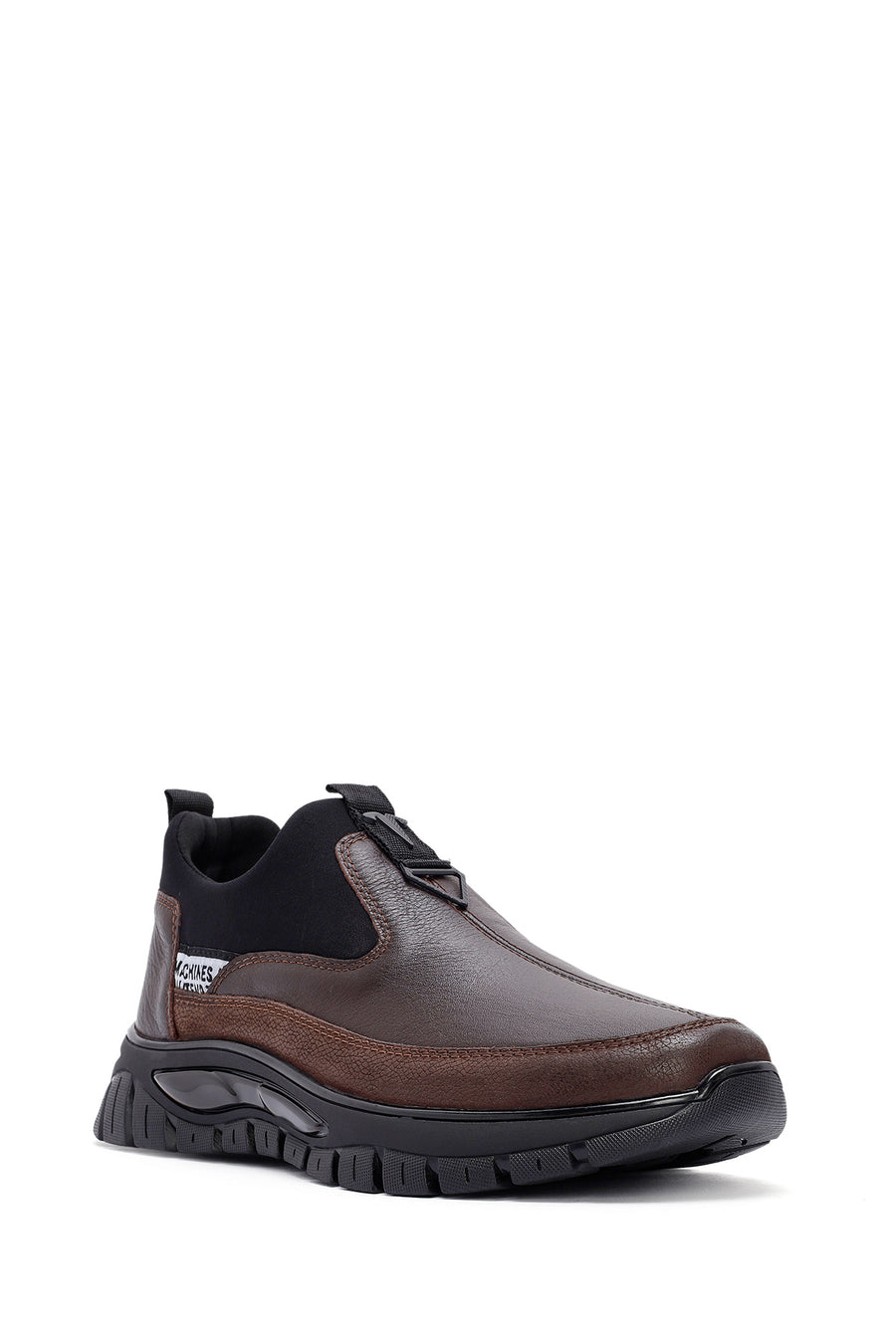 Erkek Kahverengi Deri Comfort Loafer