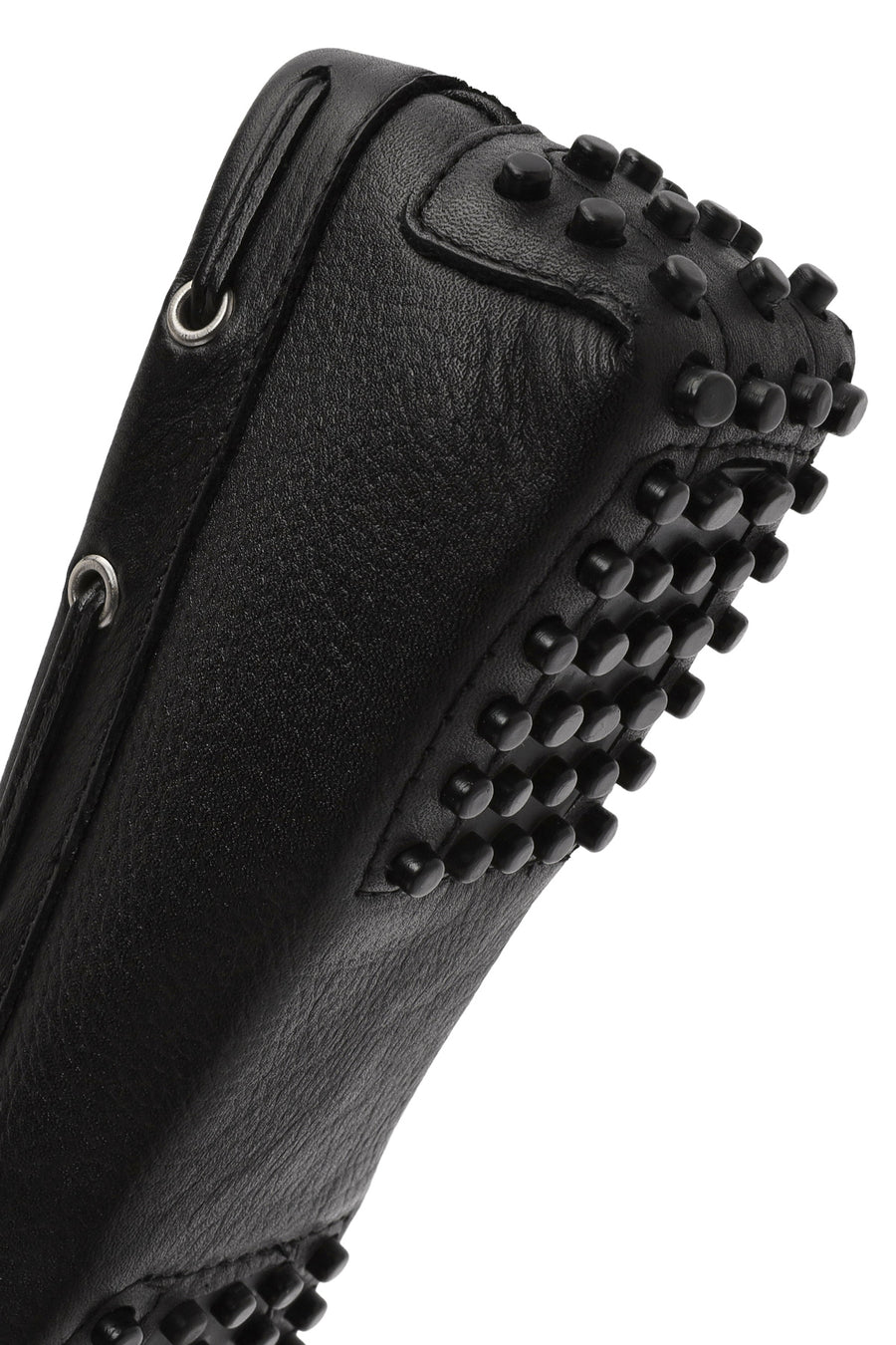 Woman Black Leather Loafer