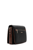 Woman Black Long-Strap Crossbody Bag | Derimod
