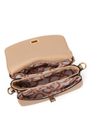 Woman Beige Long-Strap Crossbody Bag | Derimod