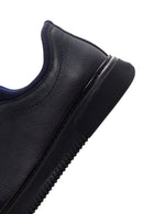 Erkek Lacivert Deri Sneaker | Derimod