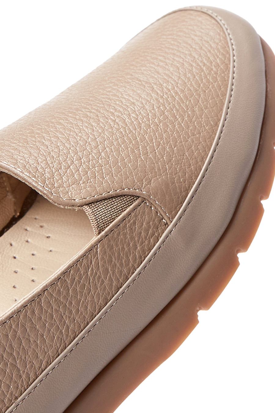 Kadın Vizon Deri Comfort Loafer